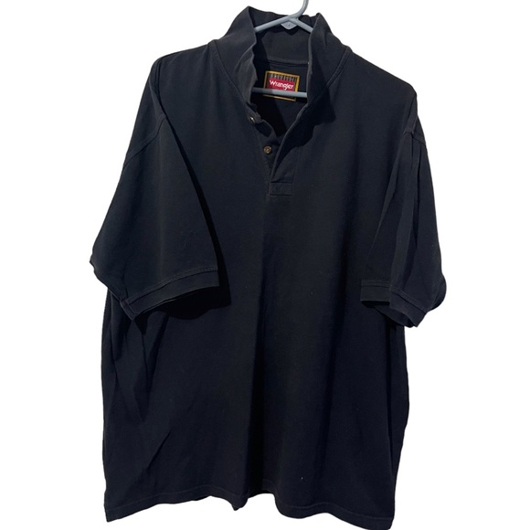 Wrangler Other - Wrangler Hero Shirt Men XL Navy Blue Cotton Polo Lightweight Casual Solid Button